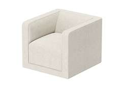 Кресло Cube (молочный, букле)