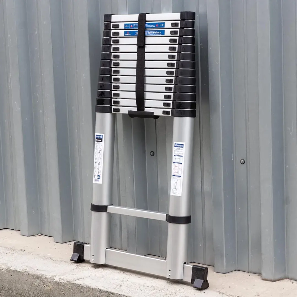 Лестница телескопическая алюм. бытовая 5.4м (14 ступ.) Scheppach Sch-UP540