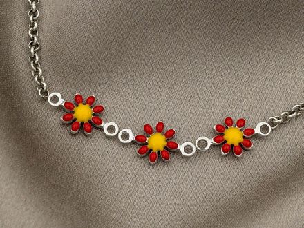 Коннектор "Ромашка" 7мм, эмаль