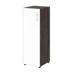 Yalta Шкаф узкий LT.SU-2.4 R (L) white Дуб Мали/Стекло White 400*450*1195