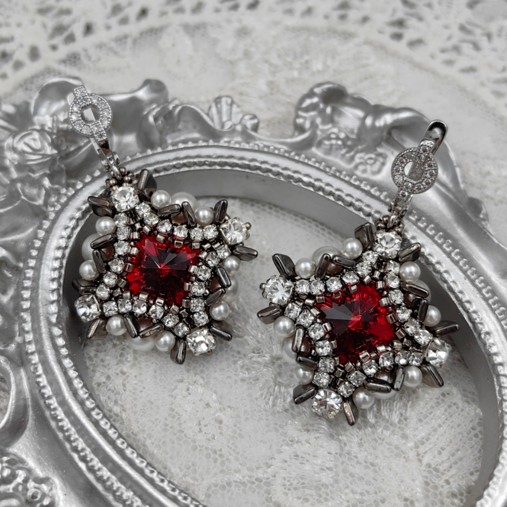 Набор для создания серег Arcturus, риволи Swarovski