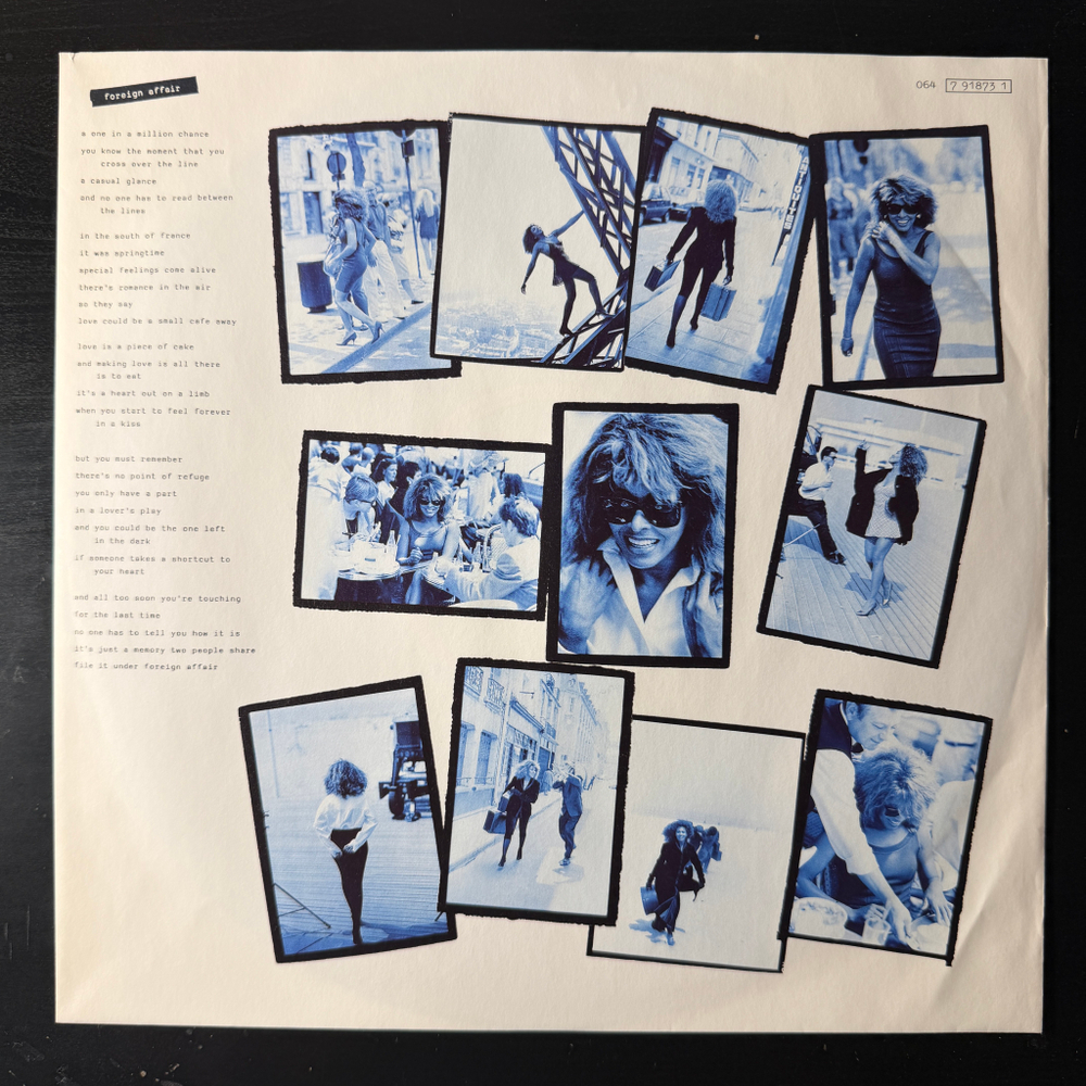 Tina Turner - Foreign Affair (Европа 1989г.)