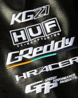 Куртка-бомбер HUF X Greddy Varsity Jac