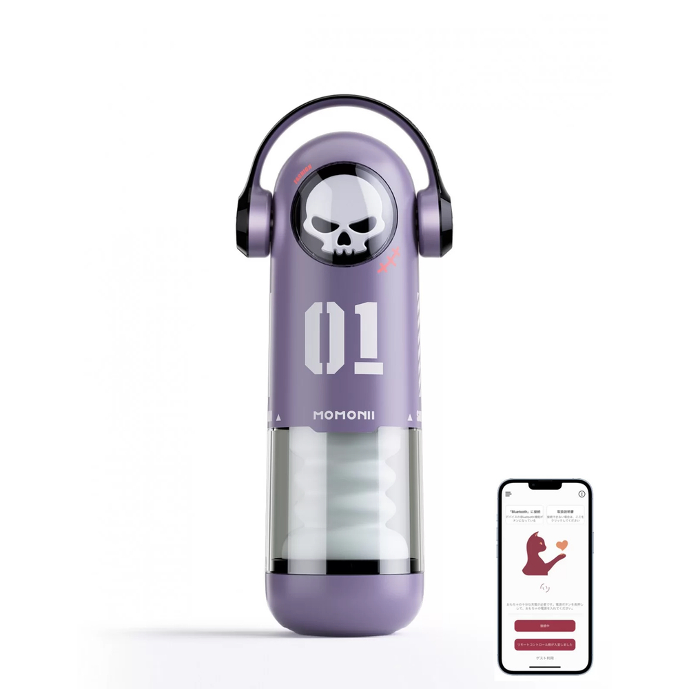 BeYourLover MOMONII Skull Men - Мастурбатор автоматический с приложением