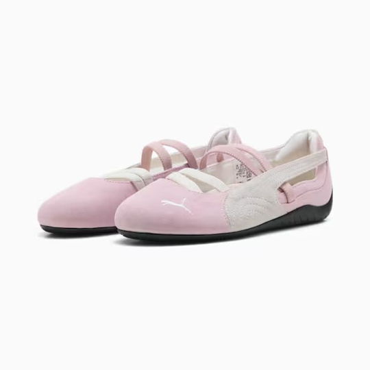 PUMA Женские кроссовки-балетки Speedcat Suede, розовый