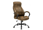 Офисное кресло Woodville Raker коричневый, черный
