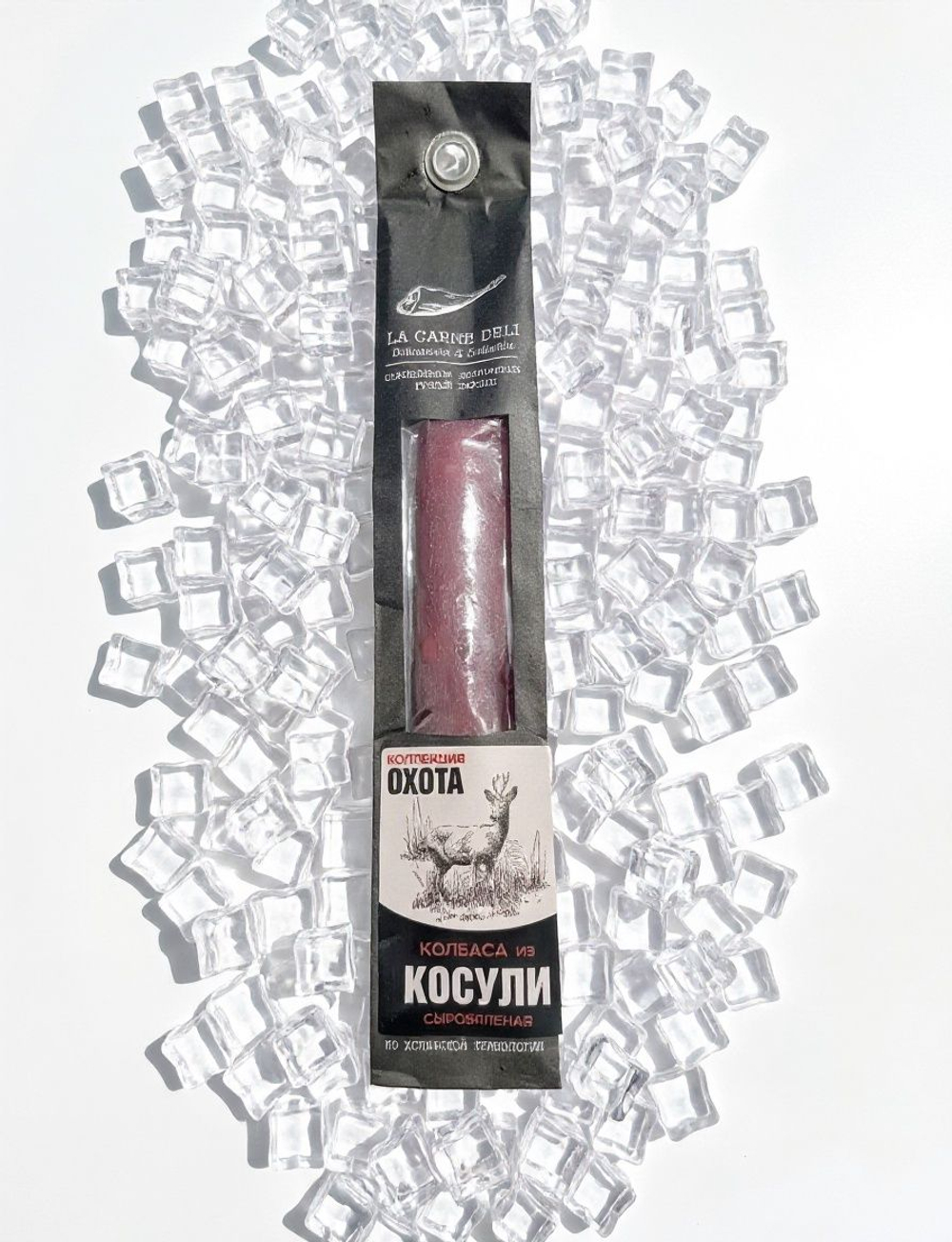 Колбаса сыровяленая из мяса косули 200 гр