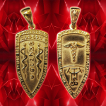 Талисман Целительный щит Кадуцея ЮРВ-30-з