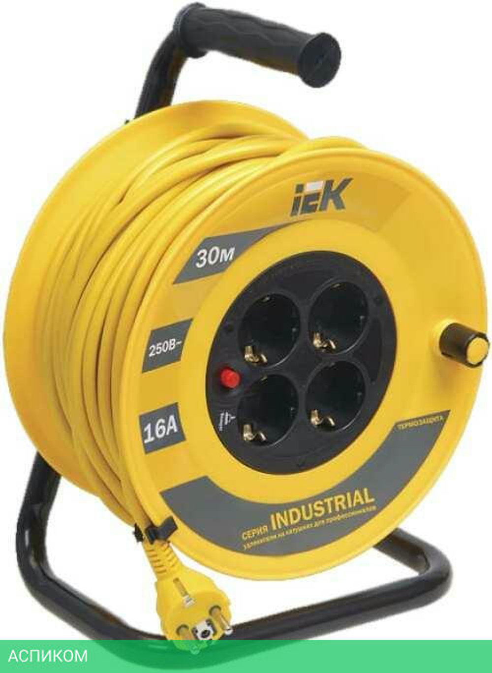 Удлинитель на катушке IEK Industrial УК30 (WKP15-16-04-30)