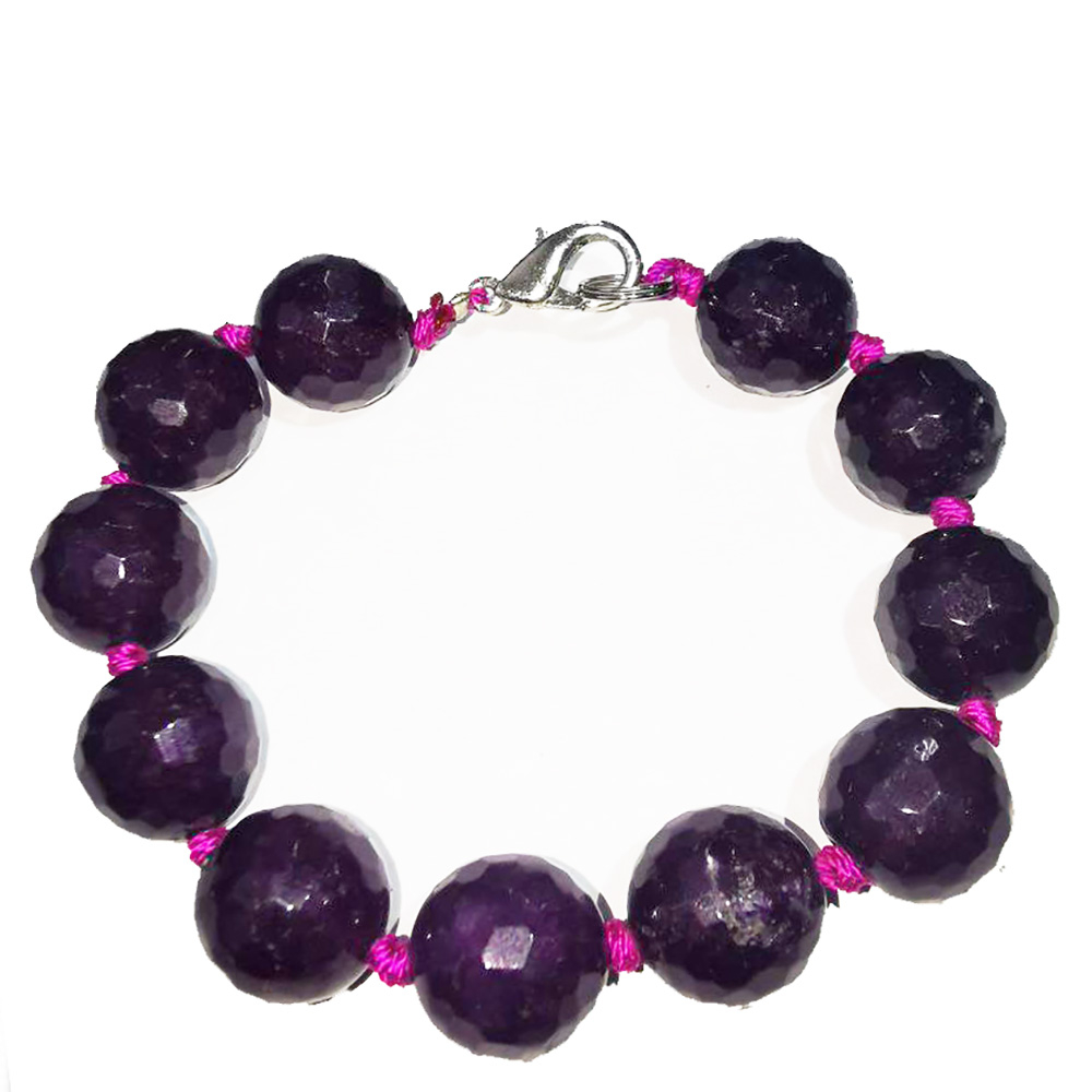 Браслет "Раут 14" аметист темный