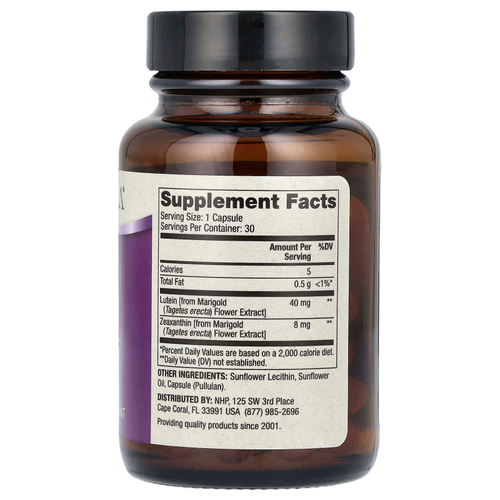 Dr. Mercola, Лютеин с зеаксантином, 40 мг, 30 капсул