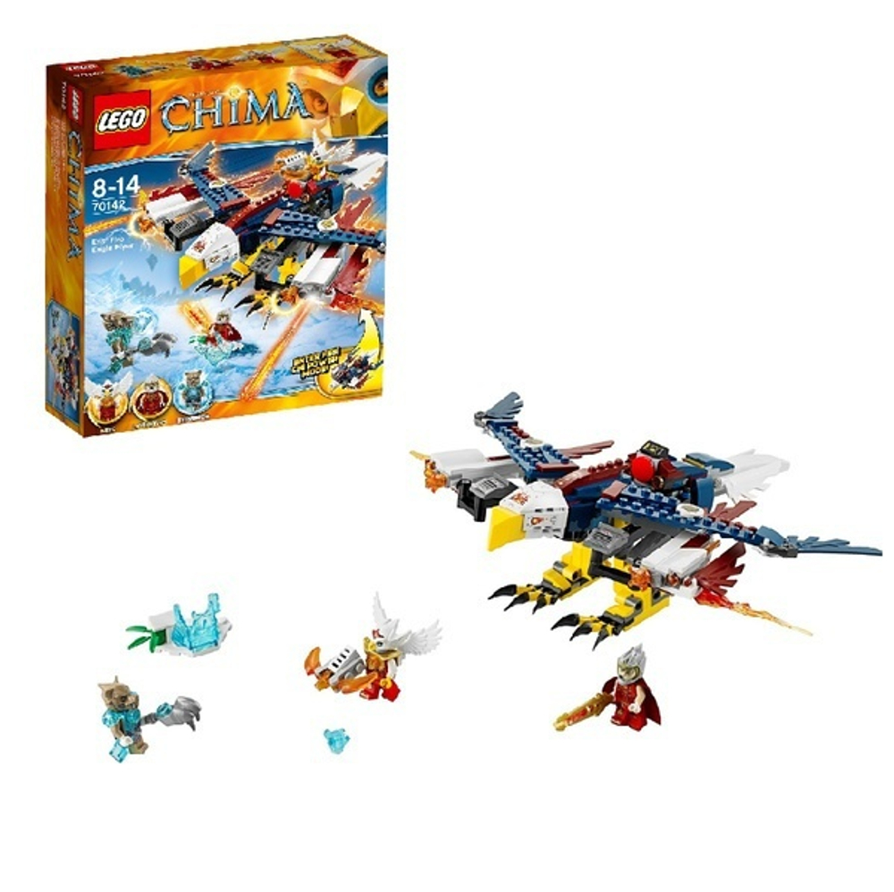 LEGO Chima: Огненный истребитель Орлицы Эрис 70142 — Eris' Fire Eagle Flyer — Лего Чима