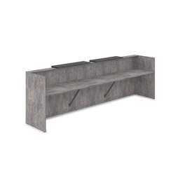 1КР-ДС.002 Комплект Ресепшн с фартуком ЛДСП (3632*762*1161) (без подсветки)