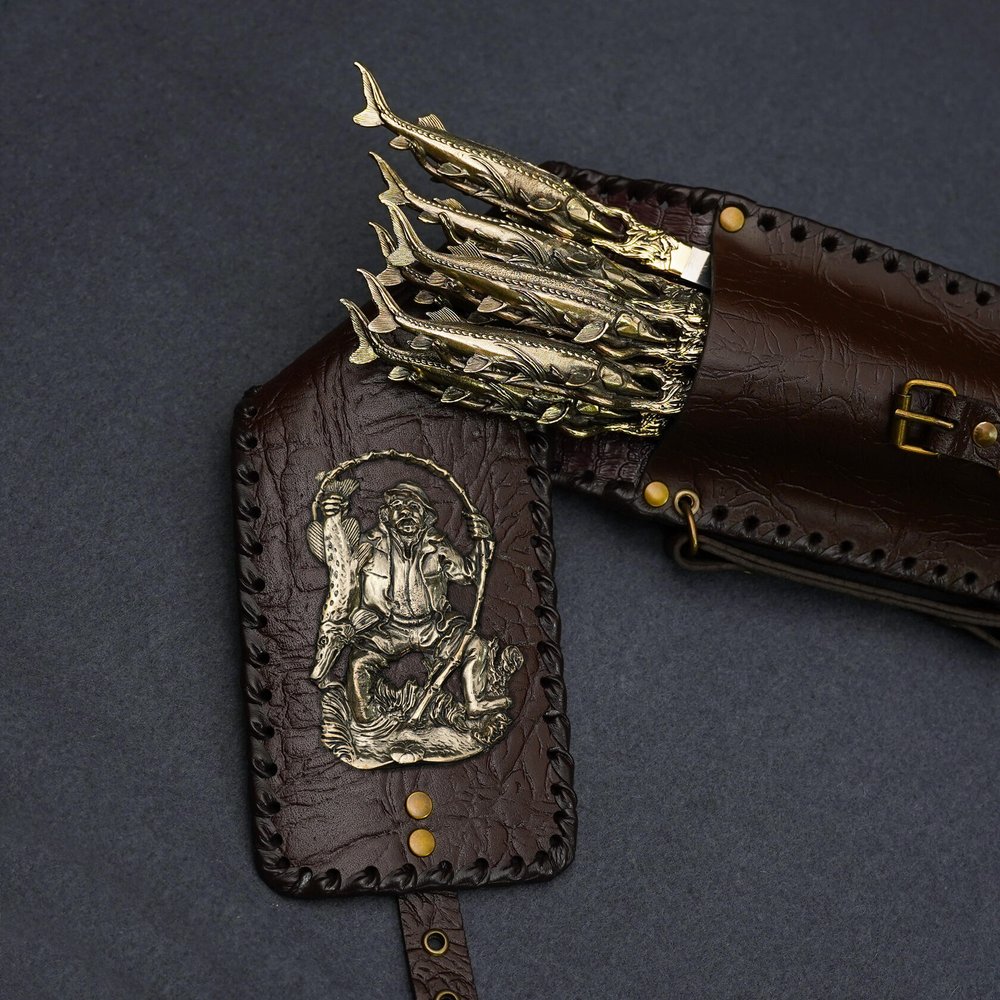 Подарочный набор шампуров "Осетр"