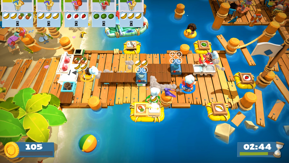 Overcooked! 2 - Surf 'n' Turf (для ПК, цифровой код доступа)