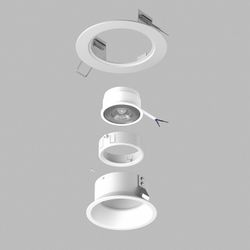 Встраиваемый светильник Lightstar Domino D61606WMOD