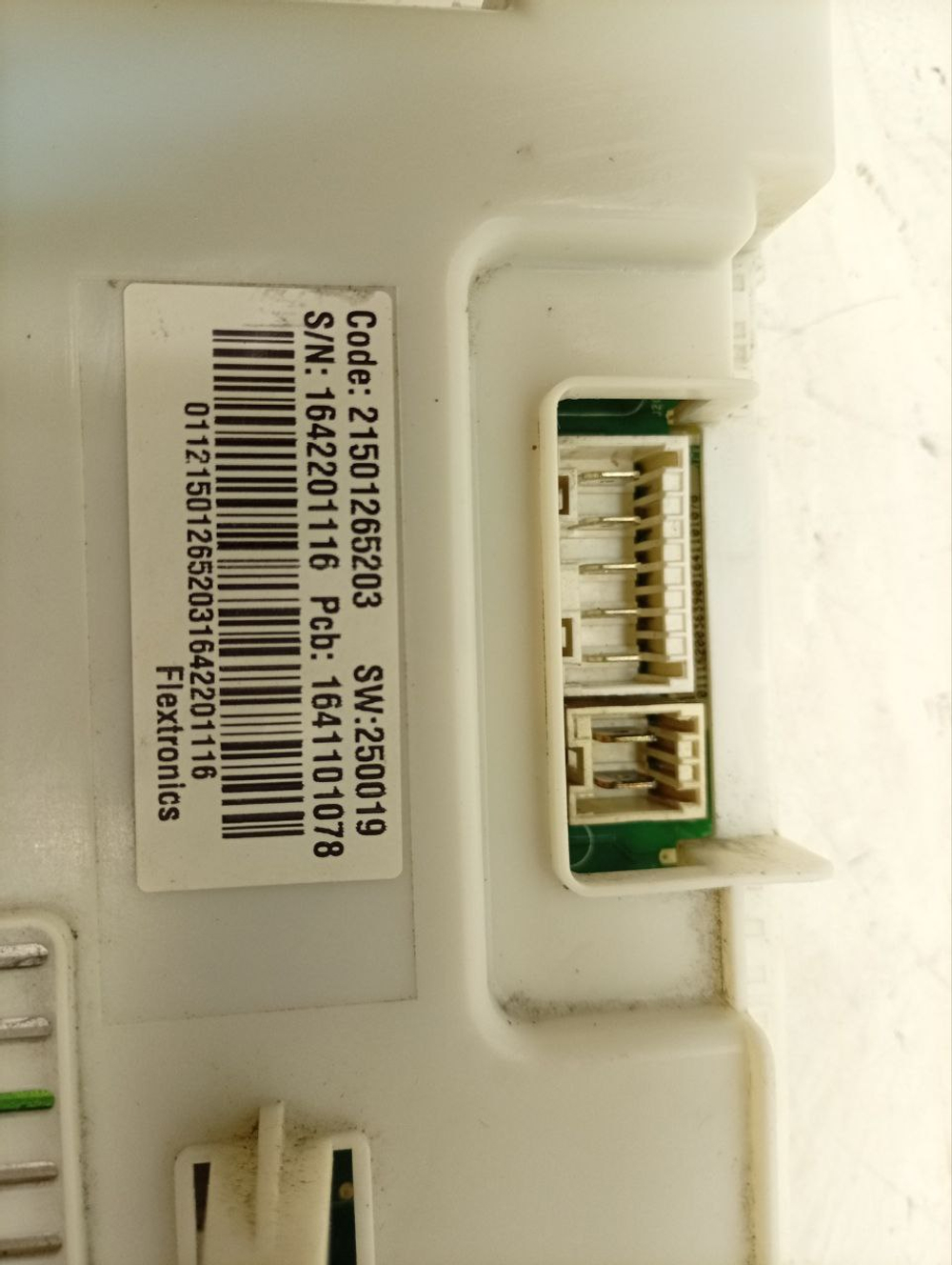 VMUF501B кт19 Модуль управления стиральной машины Ariston Indesit 21501265203 б/у