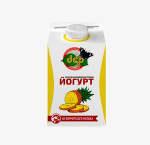 Йогурт Деп Ананас 2,5% 500 г