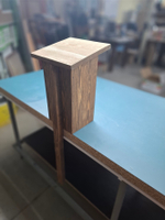 Скворечник-бар деревянный, выдвижная шотница со стопками