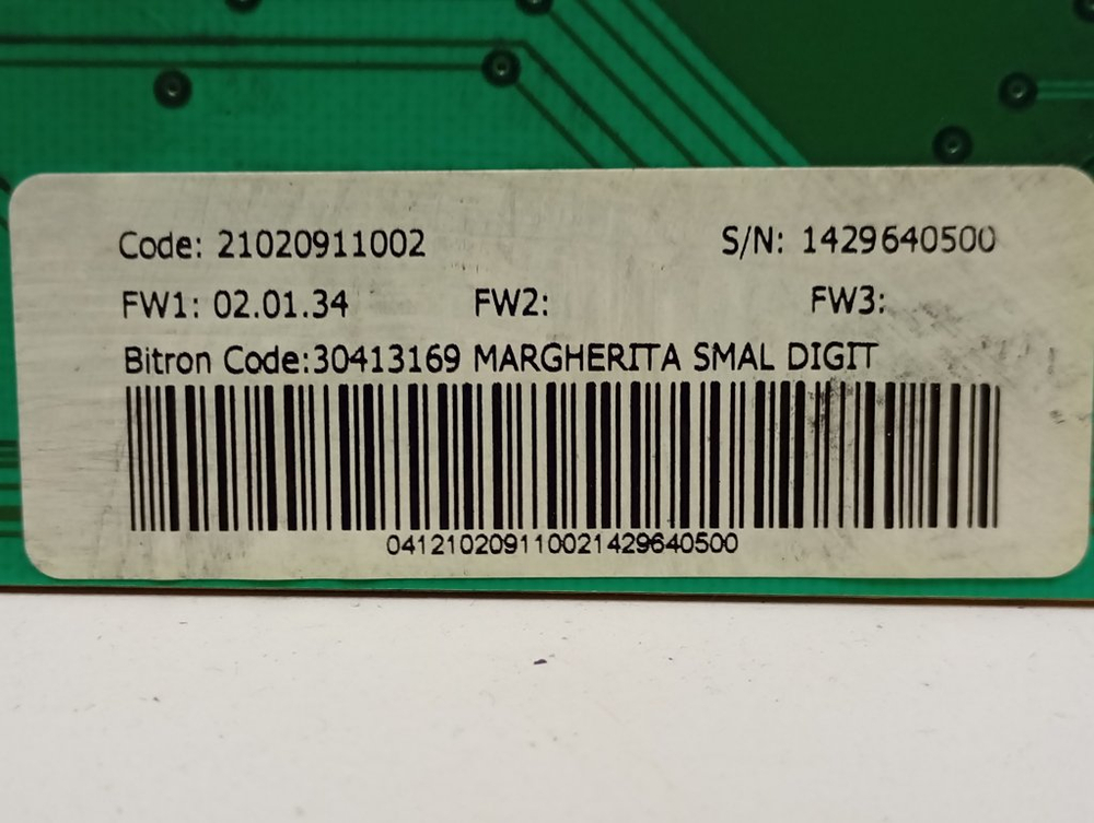 WMUF5050 кт42 Модуль индикации стиральной машины Hotpoint-Ariston 21020911002 б/у