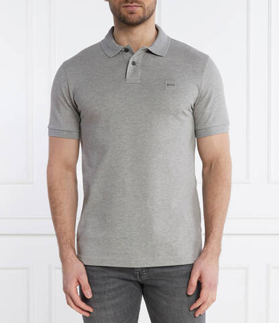 Поло Passenger BOSS ORANGE - серый(50507803)