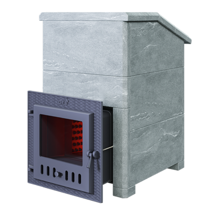 Чугунная печь для бани Комплект GFS ЗК 30 (М) Президент 1000/40/50 Талькохлорит