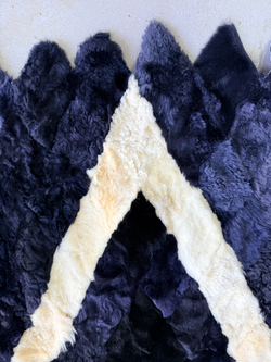 Меховой Коврик прикроватный накидка на кресло из овчины