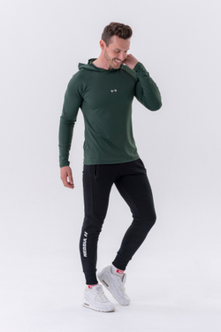 Мужские брюки Nebbia Slim sweatpants with zip pockets “Re-gain” 320 Black