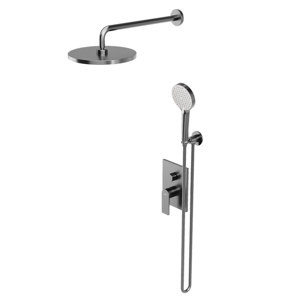 Душевая система RUBINELLI ASSE RB-U5023GM оружейная сталь