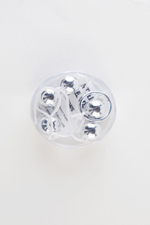 Анальные шарики на веревке Oriental Love Beads (Цвет: серебро)