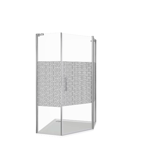 Душевой уголок Good door FANTASY PNT 90x90 прозрачный с рисунком