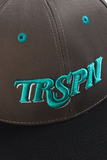 Бейсболка TRUESPIN Typo Team (Серый (Grey/Black)