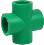 Крестовина RIIFO Alba PP-R 20-20-20-20 зеленая, уп 5 шт