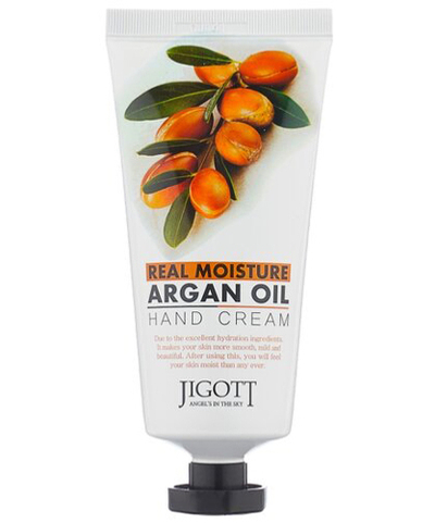 Крем для рук увлажняющий Аргановым маслом Jigot Real Moisture Argan Oil Hand Cream 100 мл