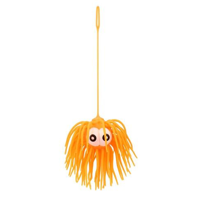 Мякиш паук волосатик со светом д-18см, 4 цвета микса, с-30800