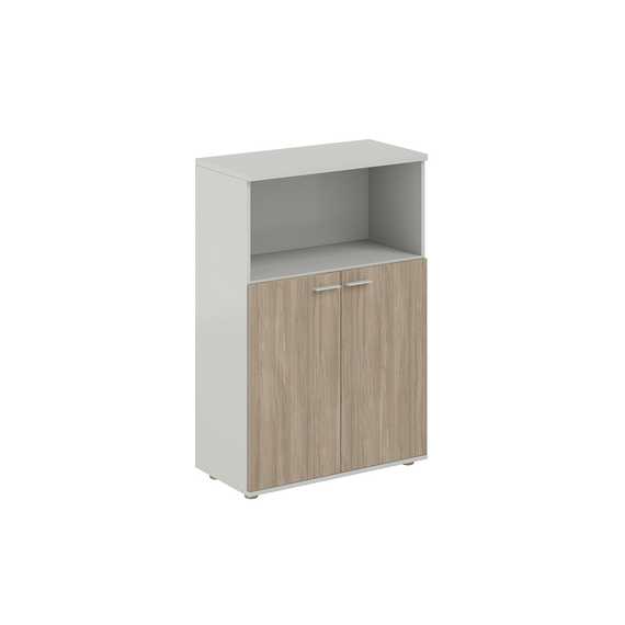 Шкаф средний Сигма   с нишей  800х400х1200, 2-х дв., з.ст ЛДСП 16 мм