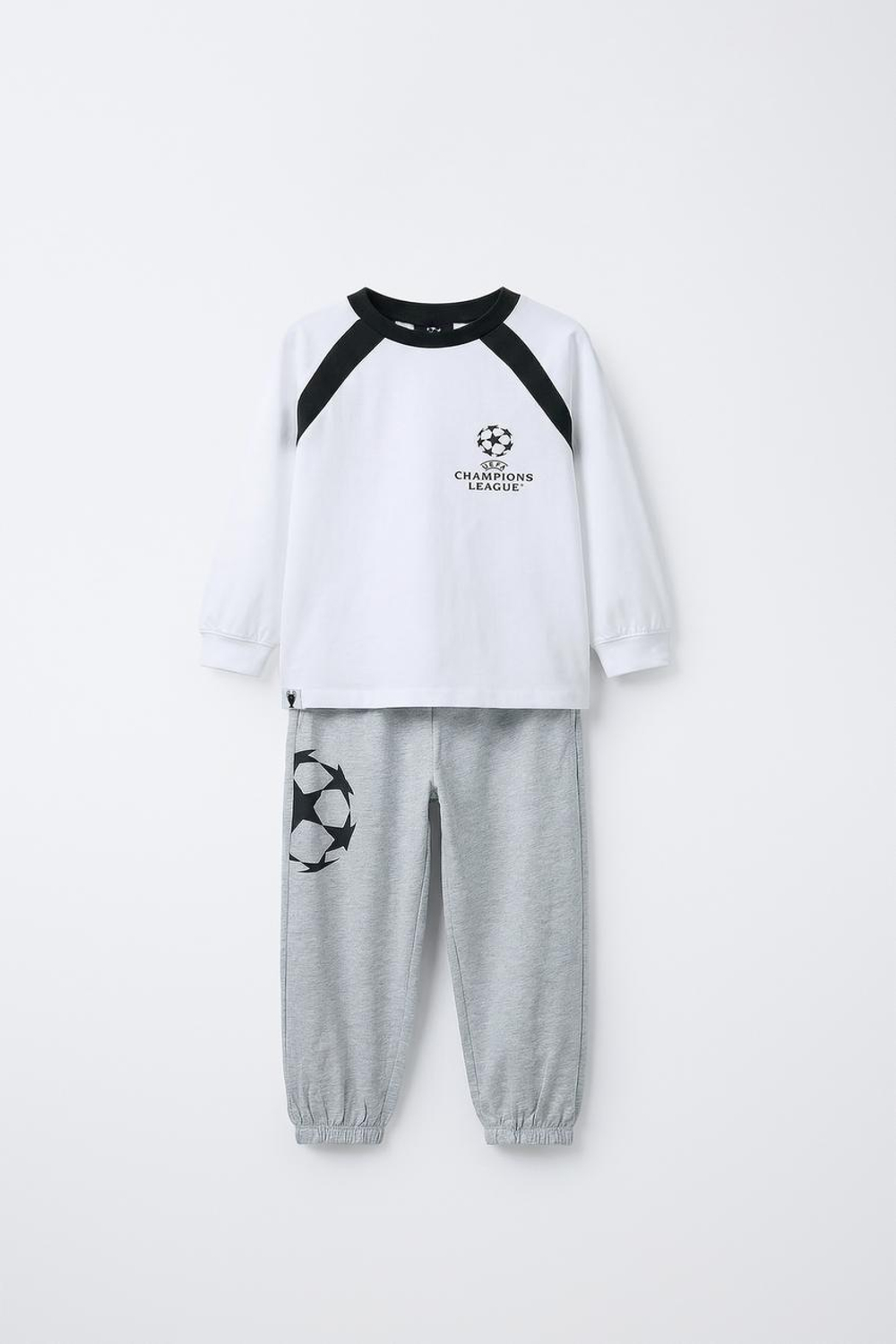 ZARA ПИЖАМА UEFA CHAMPIONS LEAGUE ®, СЕРЫЙ МЕЛАНЖ