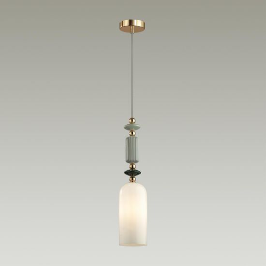 4861/1D CLASSIC ODL_EX22 201 золотой/раноцветн.керамика/стекло Подвес E14 1*40W 4861/1D CANDY