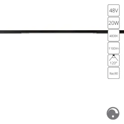 Магнитный трековый светильник Arte Lamp OPTIMA 0.1-10V