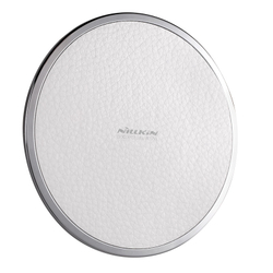 Беспроводная зарядка с имитацией кожи белого цвета Magic Disk 3 от Nillkin