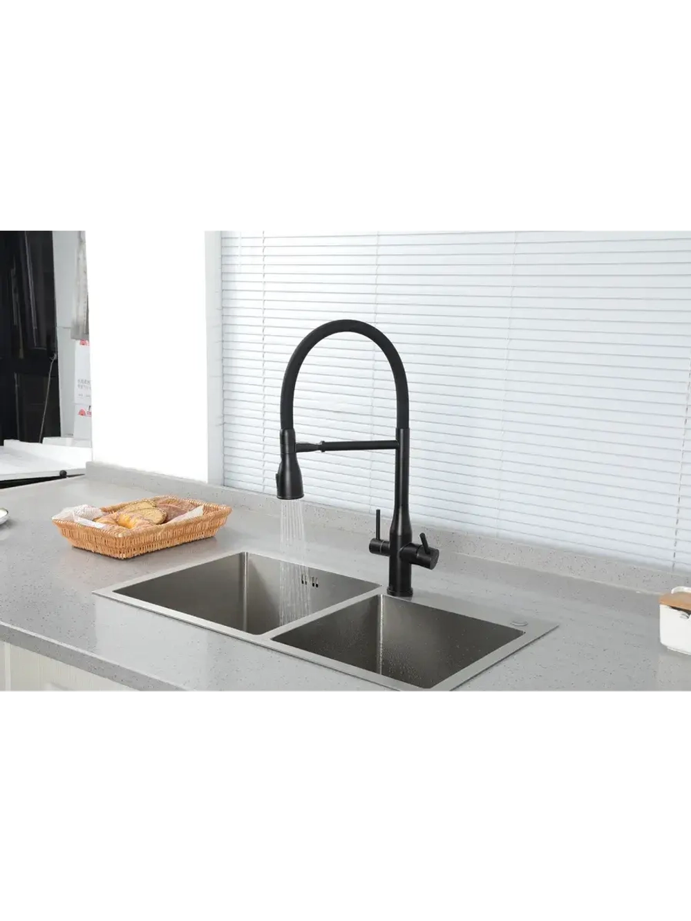 Смеситель для кухни с подключением к фильтру Gappo G4399-76