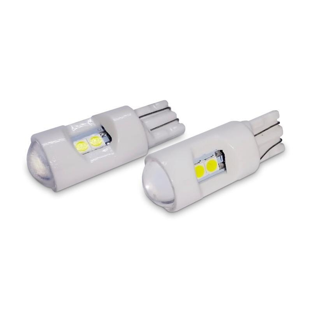 Лампа светодиодная 12V 2W без цоколя белый 6 SMD 3030 с обманкой 2 шт. блистер AVS