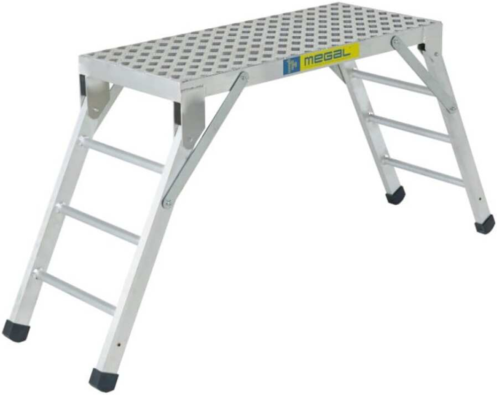 Подмости раскладные алюминиевые MEGAL ПРА - 0,9 (1,2 х 0,5)