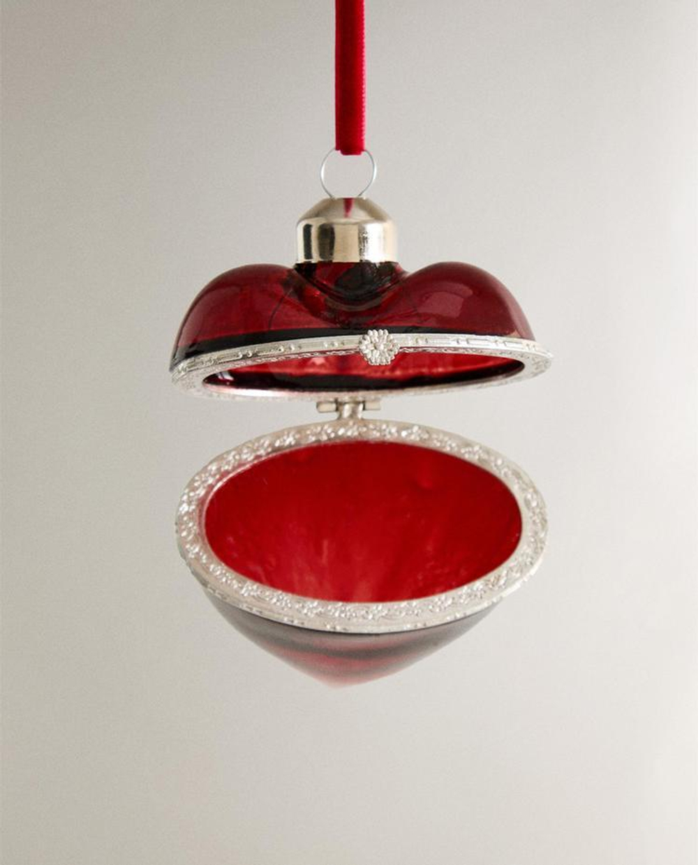 ZARA HOME НОВОГОДНЕЕ УКРАШЕНИЕ «СЕРДЦЕ», КРАСНЫЙ