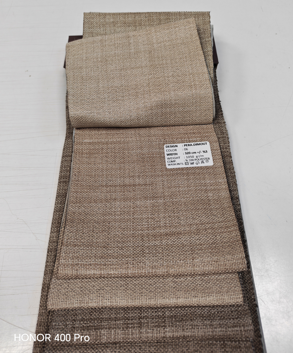 Портьерная ткань Adeko арт. Pera Dimout (высота 320 см, Турция)