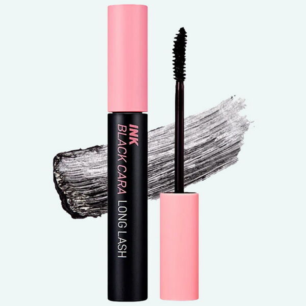 Суперстойкая удлиняющая тушь для ресниц Peripera Ink Black Cara #01 Long Lash Curling, 8г