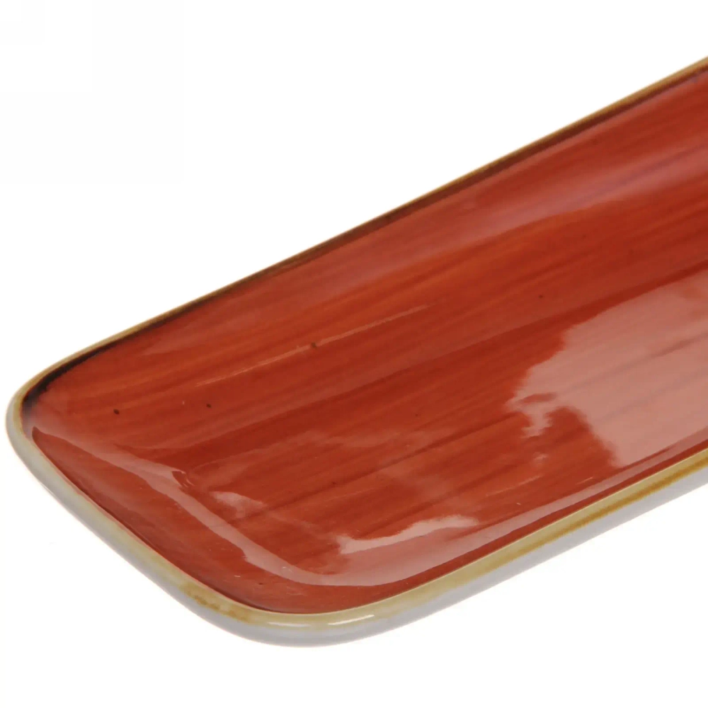 Тарелка керамическая «Corsica orange» сервировочная 30*9,5*5см