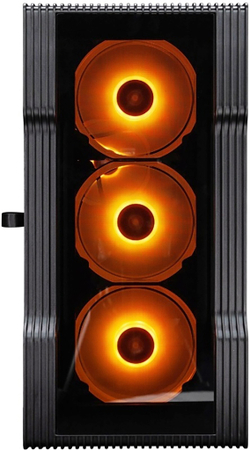 Корпус для компьютера 1STPLAYER Корпус TRILOBITE T3-G Black / mATX, TG / 4x 120mm LED fans inc. / T3-G-BK-4F1