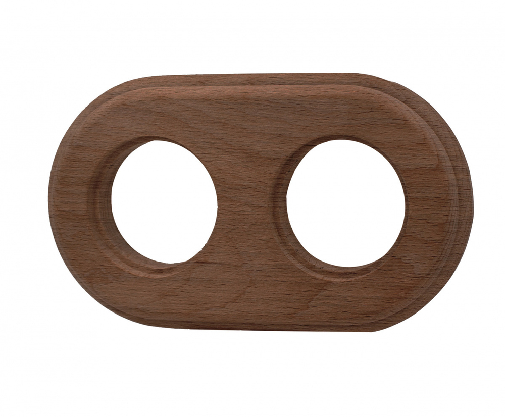 Рамка 2-местная R, дерево, цвет Старое дерево RF1-620-17