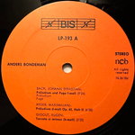 Андерс Бондеман - Бах (Швеция 1982г.)